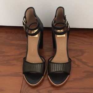 Dolce Vita black chunky heels